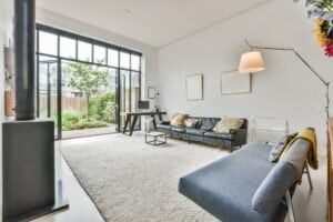 Woonkamer PU gietvloer